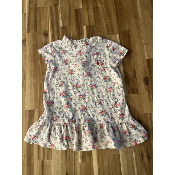 Baby Girls Ralph Lauren Pink Floral Summer Dress Size 18 Months - Picture 1 of 6
